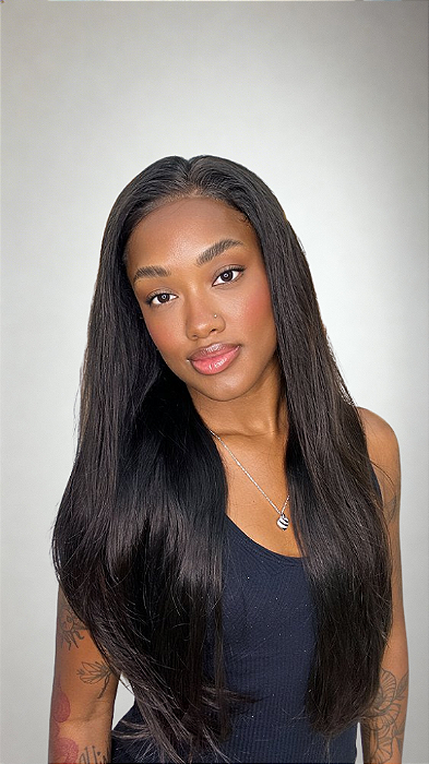 Peruca Lace Front Cabelo Humano Kipa 26