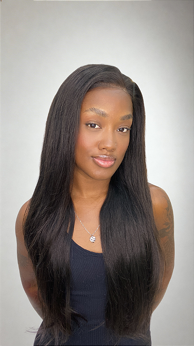 Peruca Lace Front Cabelo Humano Kipa 26 lateral