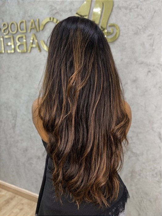 Peruca Lace Front Winter 01 vista de costas