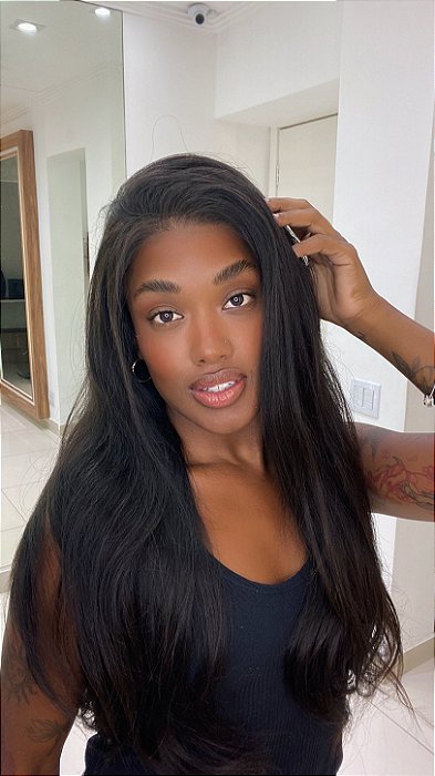 Peruca Lace Front Cabelo Humano Brisa 26