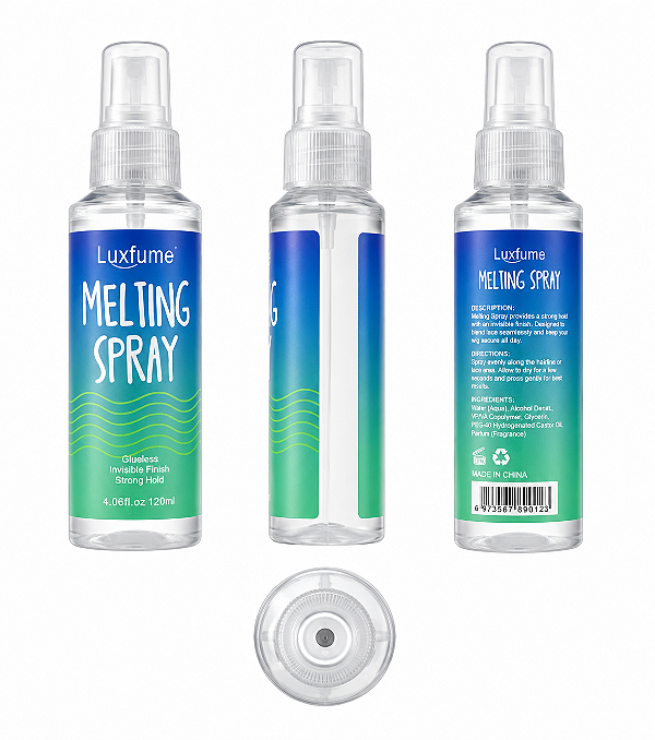 Melting Spray Fixação e Transparência Para Laces
