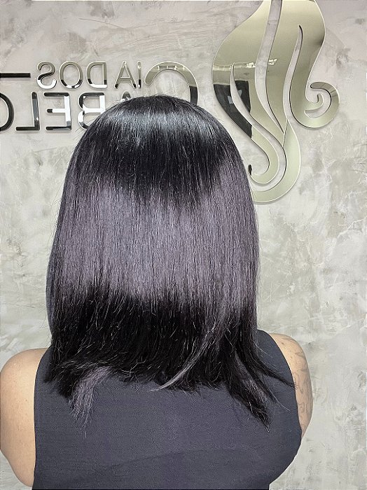 Peruca Lace Front Francesca 1B vista posterior