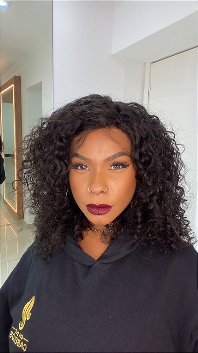 Peruca lace front cabelo humano Erica