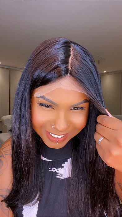 Peruca Fake Scalp detalhe do topo