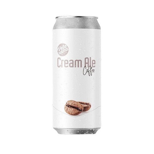 Veterana Cream Ale Coffee - Lata 473ml (Cerveja Viva)
