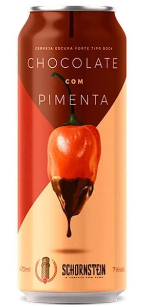 Schornstein Bock Chocolate com Pimenta - Lata 473ml