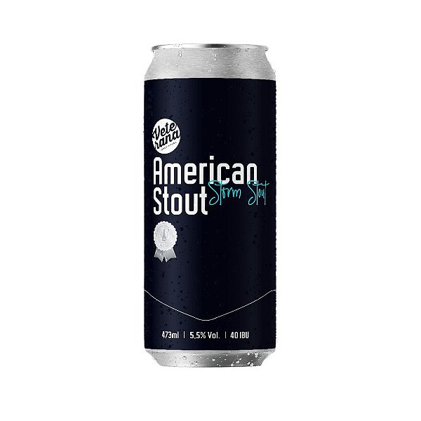 Veterana Storm - American Stout - Lata 473ml (Cerveja Viva)