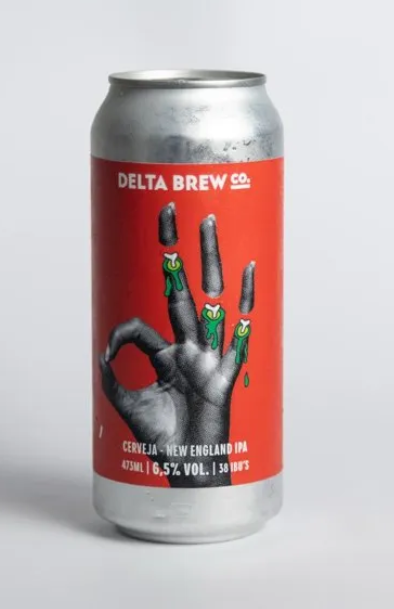 Delta Gym & Juice - New England IPA- Lata 473ml (Cerveja Viva)