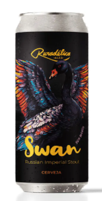 Ruradélica Swan - Russian Imperial Stout - Lata 473ml (Cerveja Viva)