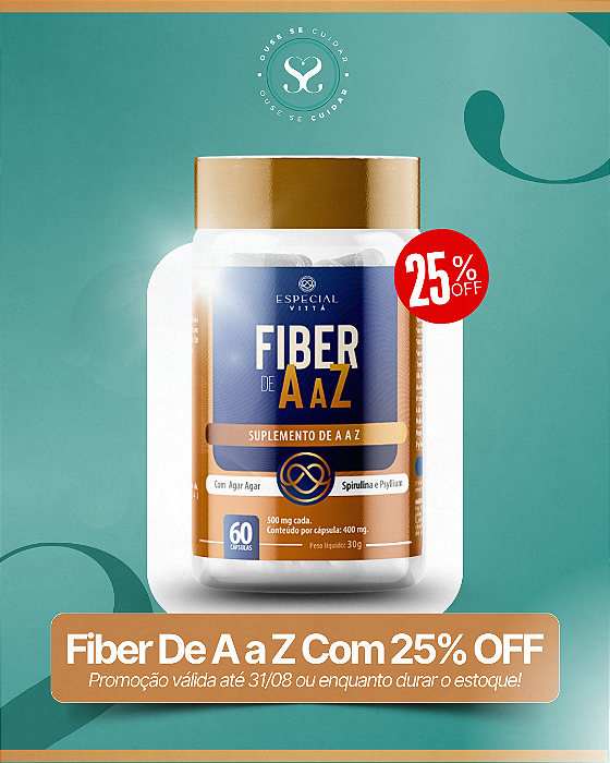FIBER DE A a Z - 60 CÁPSULAS
