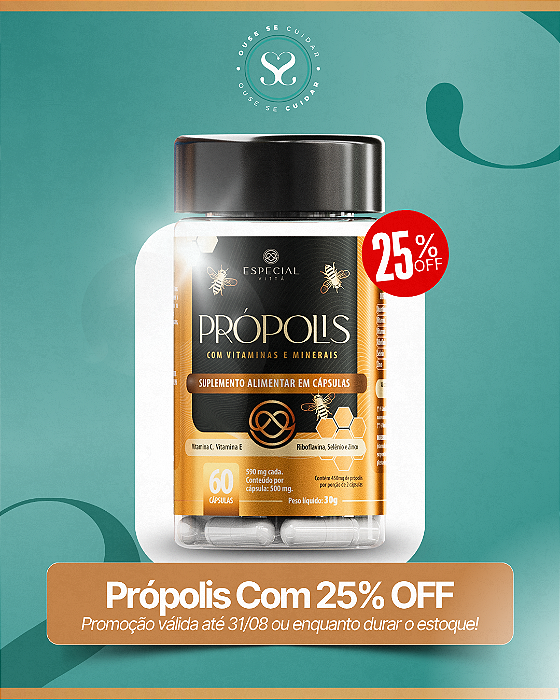 PRÓPOLIS - 60 CÁPSULAS