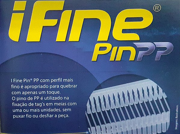I FINE PIN PP - ETIQ PLAST - NEUTRO - 100% POLIPROPILENO