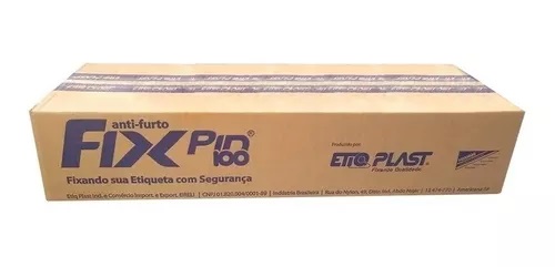 FIX PIN 100 - ETIQ PLAST - ANTIFURTO - 100%  POLIPROPILENO - NEUTRO - CAIXA MASTER 50 MILHEIROS