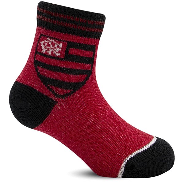 Kit 2 Meias Rikam Flamengo Recém-Nascido