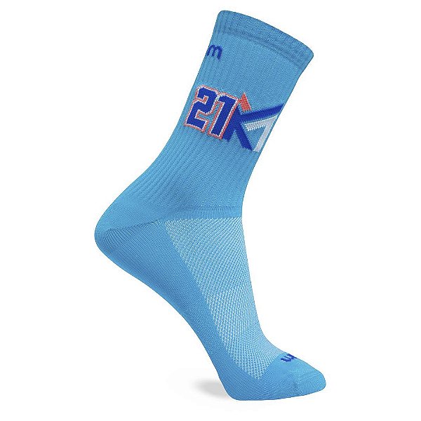 Meia Rikam Performance Cano Médio Microfibra Masculina (21Km)