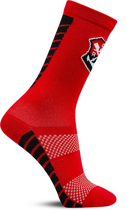 Meia Rikam Performance Masculina Cano Médio Flamengo
