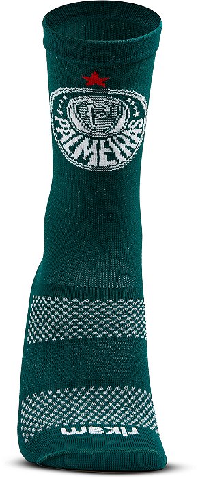Meia Rikam Performance Feminina Cano Médio Palmeiras