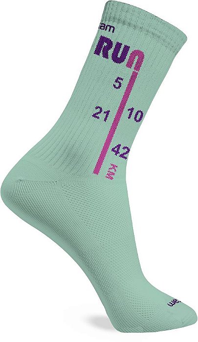 Meia Rikam Performance Corrida Cano Médio Microfibra (RUN)