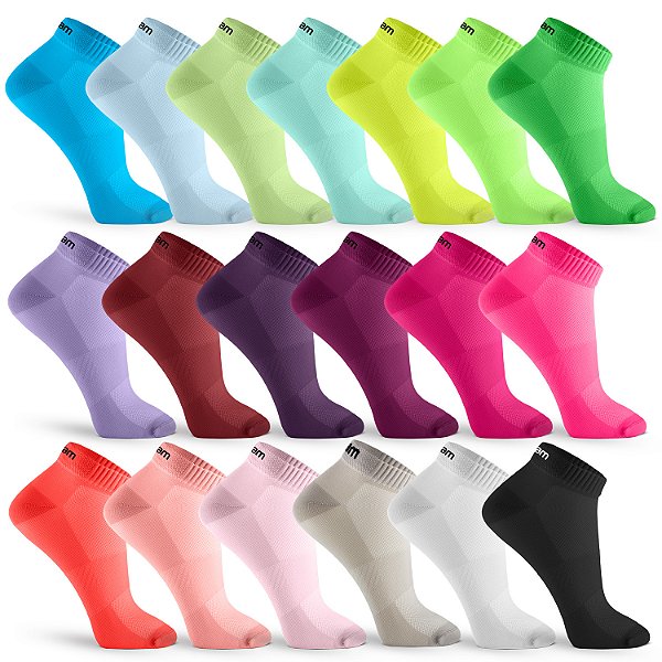 Meia Rikam Sapatilha Performance Colors Feminina