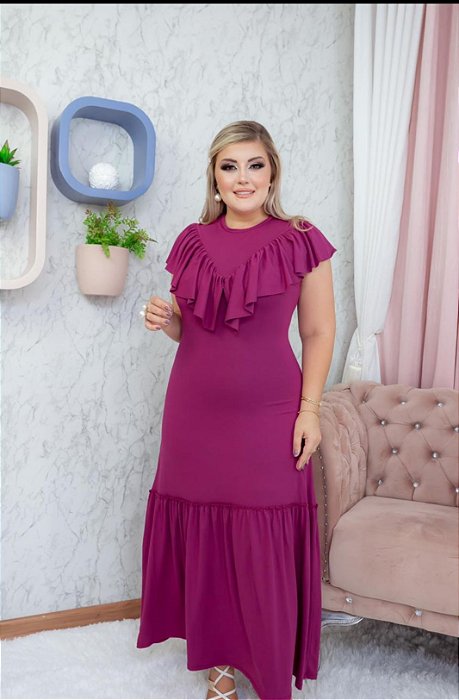 VESTIDO  VISCO LYCRA ELIANE