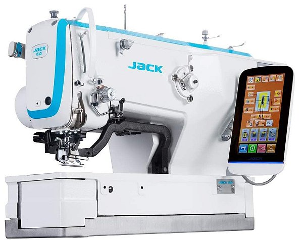 Máquina de costura industrial Caseadeira Reta Eletrônica JACK Tamanho do caseado até 40mm JK-T1790GS - 220 V