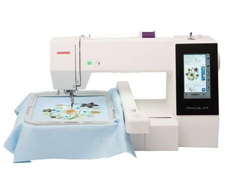 MÁQUINA DE BORDADO JANOME MC500E ÁREA 20X28 CM COM KIT DE LINHAS SETTA