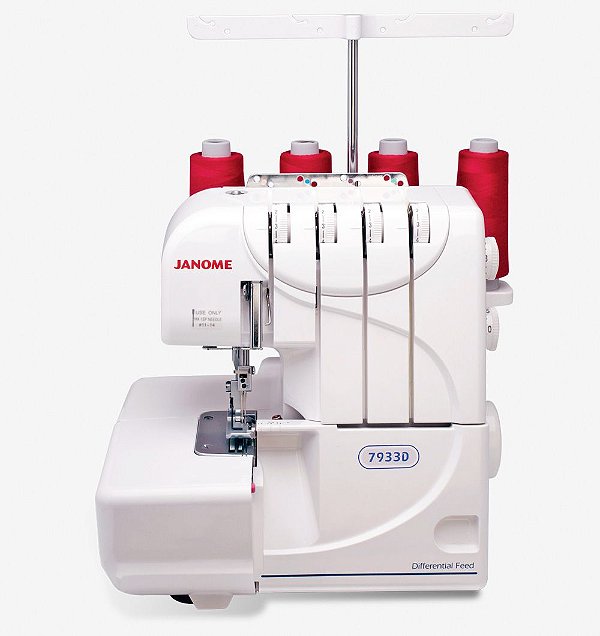 Máquina de Costura Overlock e Ultralock Janome 7933D - 220 v