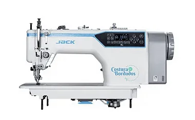 MAQUINA TRANSPORTE DUPLO ELETRONICA JACK H6L PONTO ATÉ 10 MM COM 9 PONTOS DECORATIVOS RETOS - 220 V