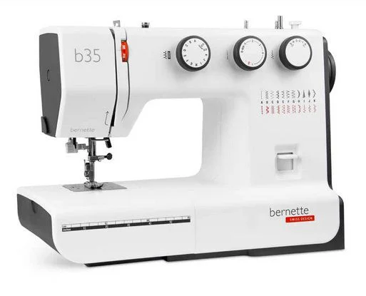 Máquina de Costura Domestica Bernette B35 Mecanica - 110 V - Ideal para Costuras Grossas + Kit Premium Especial