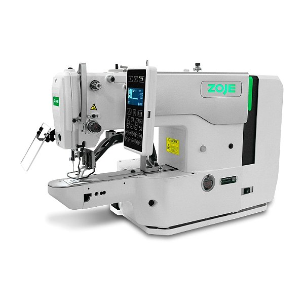 Maquina Travete Eletrônica Leve Zoje 40x30mm ZJ-1900DSS-3-04-V4 - 220 V COM PÉS E MESA MONTADOS