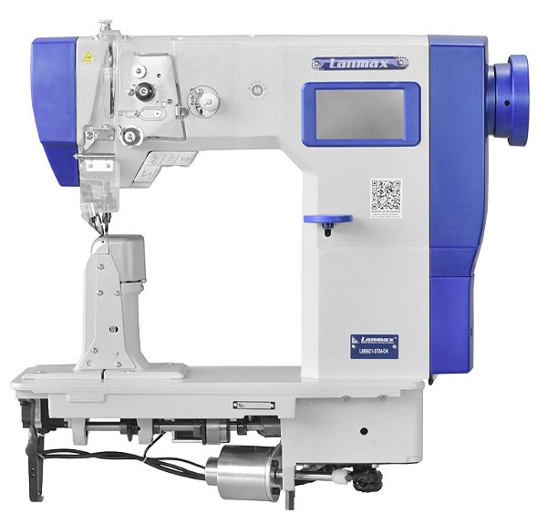 Maquina de coluna Lanmax de 01 Agulha Transporte triplo Motor servo LM-9921-STM-D4 220V