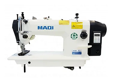 MAQUINA TRANSPORTE DUPLO MAQI DIRECT DRIVE DENTE E CALCADOR LS 0303D - 220 V COM PÉS E MESA DESMONTADOS