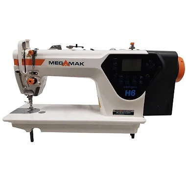 Máquina Reta Eletrônica Megamak H6 -4S1 - 220 V COM KIT DE CALCADORES DE BRINDE