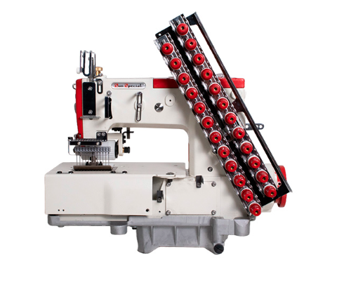 Máquina Elastiqueira Plana 12 Agulhas Sun Special SS1412D-MR-SU - 220V