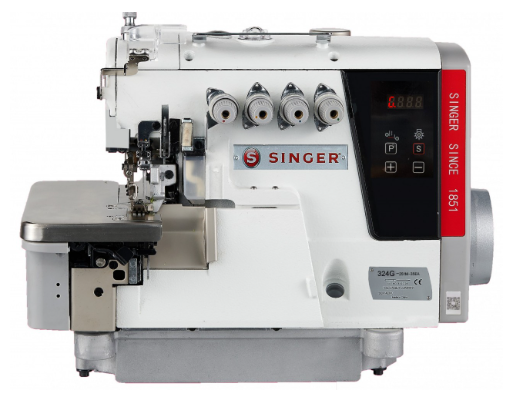 Máquina Interloque 5 Fios Industrial Direct Drive Singer 324G-251 - Bitola media 110 V