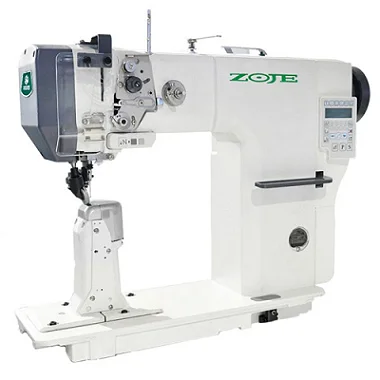 Máquina de Coluna Zoje 1 Agulha Eletrônica Transporte Triplo Pneumática ZJ-9610-D3-M-3 - 220 V