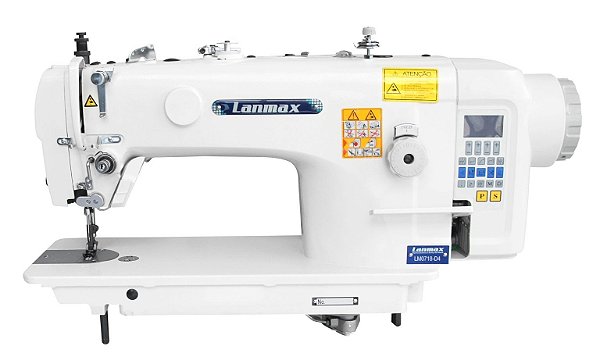 Maquina Reta Eletrônica Transporte Triplo Direct Drive Lanmax LM-0718-D4 (ALL IN) - 220 V