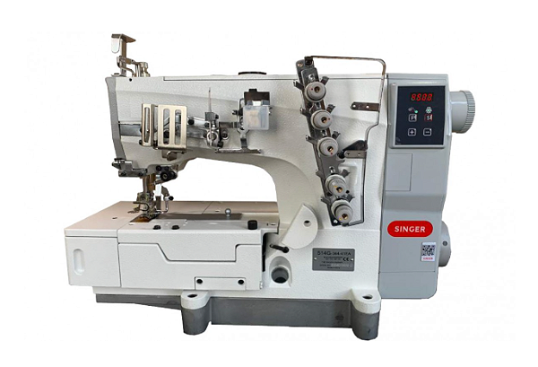 MÁQUINA GALONEIRA SINGER DIRECT DRIVE 514G-364-41EA - 110V + KIT PREMIUM E CADEIRA PARA COSTUREIRA