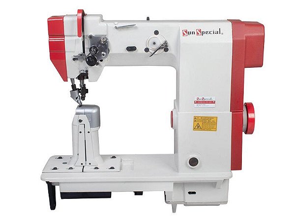 MÁQUINA DE COLUNA TRANSPORTE TRIPLO DIRECT DRIVE SS591D-TX-CH - 220V COM PÉS E MESA MONTADOS