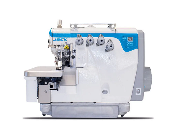 Maquina Overlock de 2 Agulhas PONTO CADEIA JACK JK- E4S-4-83/323 - 220 V COM PÉS E MESA DESMONTADOS