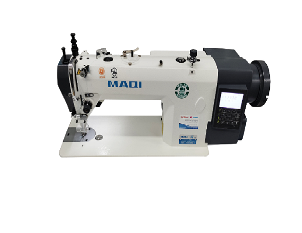 MAQUINA TRANSPORTE DUPLO ELETRONICA MOTOR DE PASSO PONTO 10 MM MAQI LS0303FT-TD4 - 110 V + KIT COM CADEIRA PARA COSTUREIRA