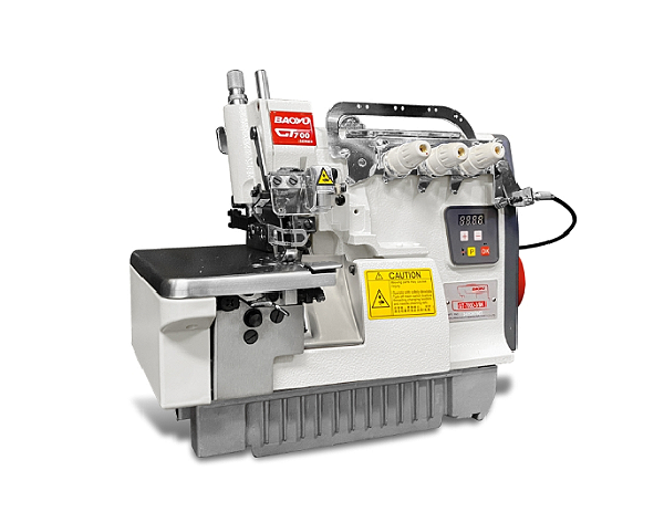 Maquina Overloque com Embutidor Manual e Motor Direct Drive Bayou GT-700D-3/BK - 220 V + KIT PREMIUM E CADEIRA ESPECIAL PARA COSTUREIRA
