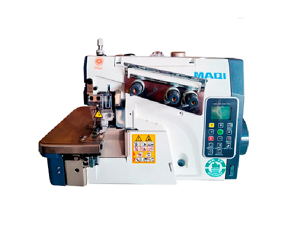Maquina Overloque Eletronica 1 agulha Maqi X5C-3-02/233-1 - 220 V + KIT PREMIUM E CADEIRA ESPECIAL PARA COSTUREIRA