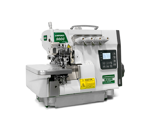Maquina Overloque Ponto Cadeia Eletrônica SEWPOWER SP-900C-4 - 220 V + KIT PREMIUM E CADEIRA PARA COSTUREIRA