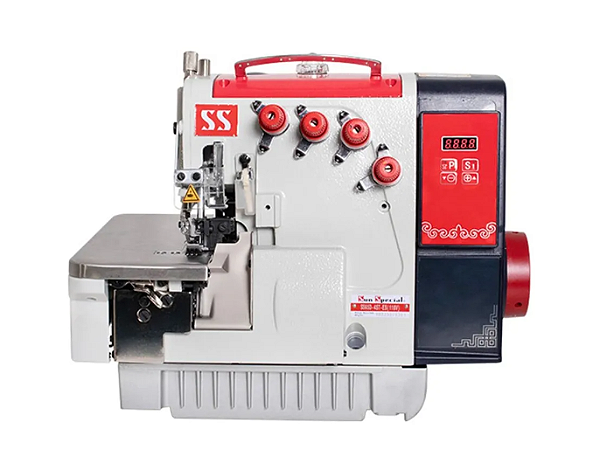 MAQUINA OVERLOQUE PONTO CADEIA MOTOR DIRECT DRIVE SUN SPECIAL SS65D-4-ST - 110 V + KIT PREMIUM E CADEIRA PARA COSTUREIRA