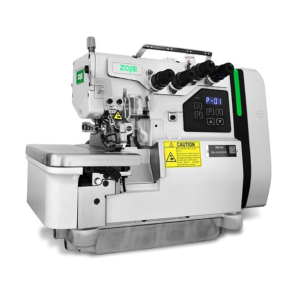 Maquina Overloque 2 Agulhas Ponto Cadeia Zoje B9500-13 - 220 V + KIT PREMIUM CARBON EXCLUSIVO