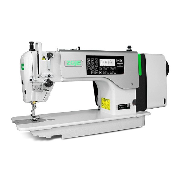 MAQUINA RETA ELETRONICA ZOJE A8100-D4-W COM CARTER BLINDADO - 220 V + KIT PREMIUM CARBON EXCLUSIVO