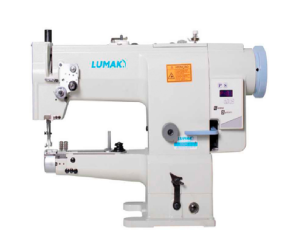 Máquina Braço Cilíndrica Transporte Triplo 7MM LUMAK LU2628D-H-QI 220V - COM PÉS E MESA MONTADOS