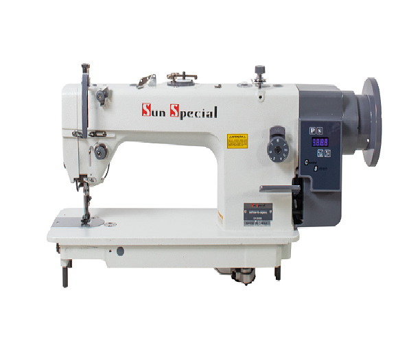MAQUINA TRANSPORTE TRIPLO BASE PLANA SUN SPECIAL SSTC0617D - 220 V + KIT PREMIUM CARBON E CADEIRA ESPECIAL PARA COSTUREIRA