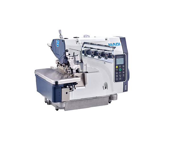 MAQUINA OVERLOQUE ELETRONICA 1 AGULHA MAQI X5SE-302/233-I - 220 V COM PÉS E MESA MONTADOS